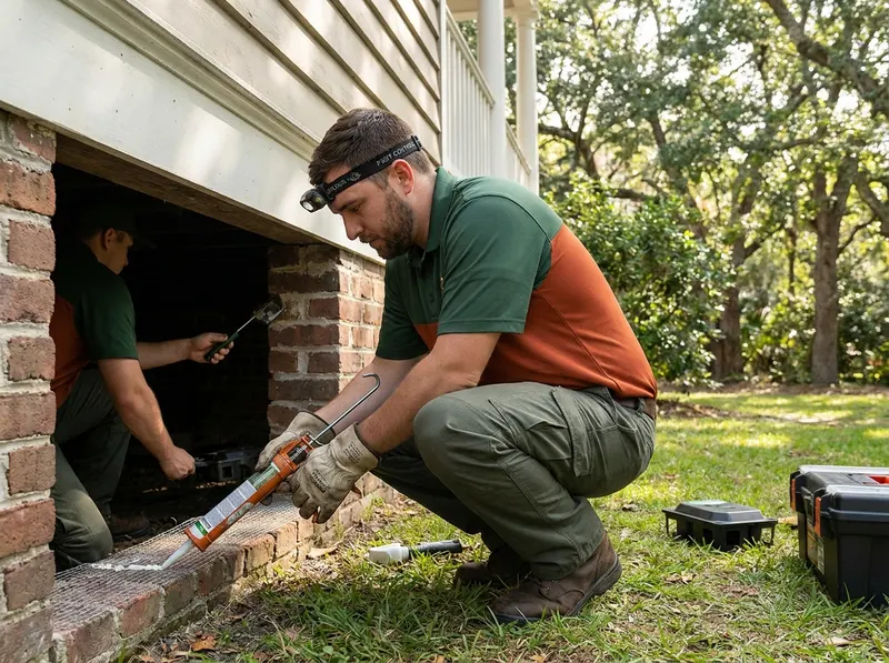 Rodent Exclusion & Crawlspace Baiting in Charleston, SC